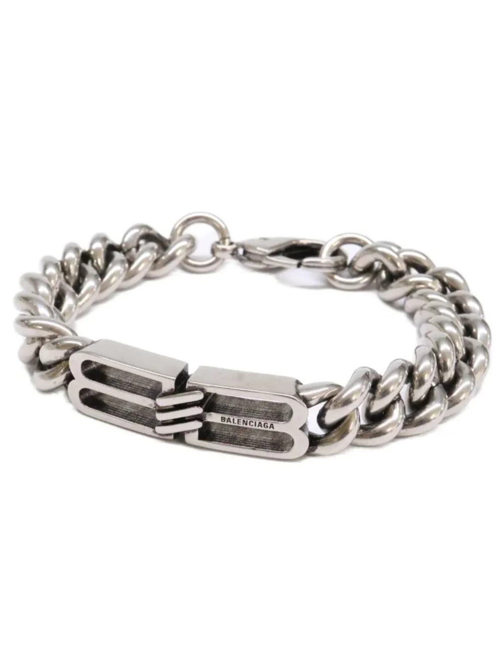 Balenciaga Icon Gourmette BB Link Chain Bracelet